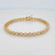 Pulso Tennis 9.65gr / 19.5cm / 4.48mm Oro Amarillo 18K %