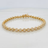Pulso Tennis 9.55 g / 20 cm / 4.54 mm Oro Amarillo 18K