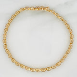 Pulso Tennis 9.25gr / 19.1cm / Oro Amarillo 18K &