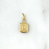 Dije Marco Letra D 0.35gr / 1.5cm Oro Amarillo
