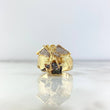 Anillo San Miguel Arcángel 10gr / T9 1/4 / Circones Blancos Dos Oros Amarillo Blanco