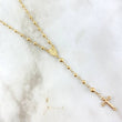 Rosario Bolas Lisas 6.45gr / 50cm / 3mm Oro Amarillo *
