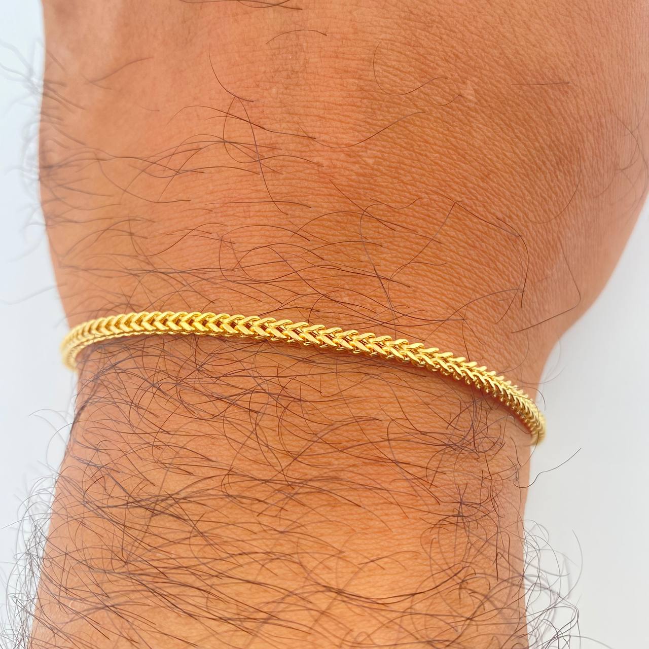 Pulso Franco 3.2gr / 20.5cm / Oro Amarillo +3 18K &