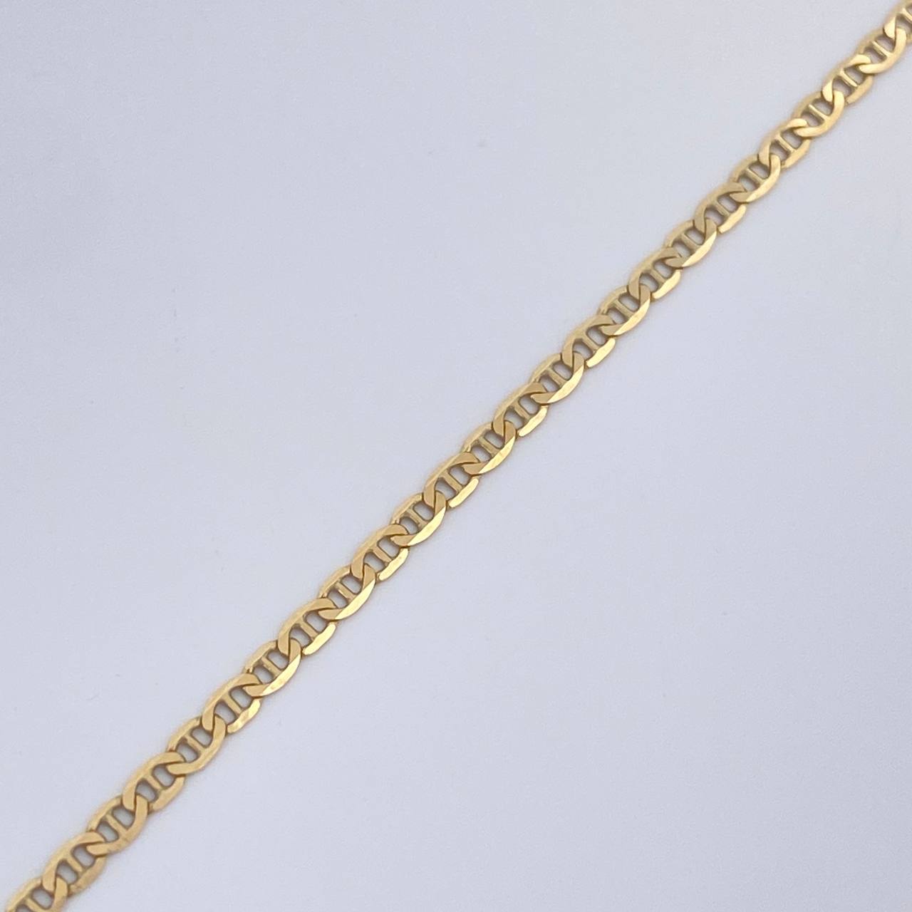 Pulso Escalera Plana 0.9gr / 21cm / Oro Amarillo +3 18K &