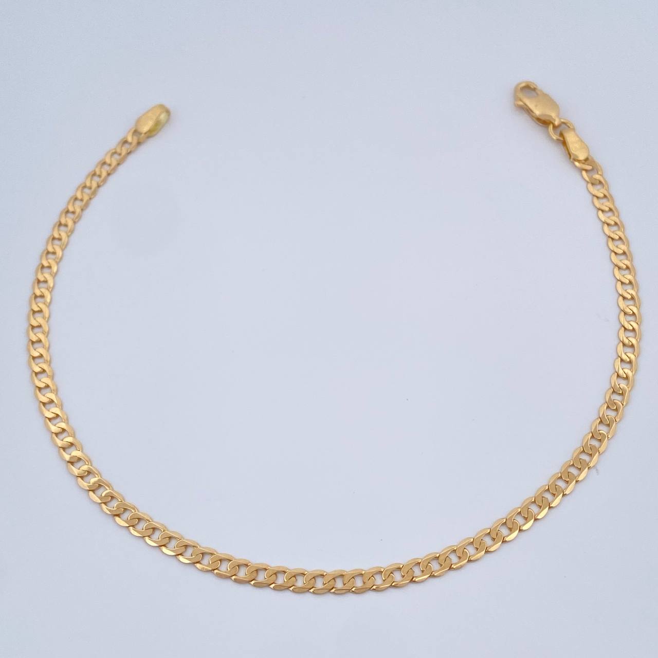 Pulso Cubano 3.7gr / 21cm / Oro Amarillo +1 18K &