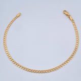 Pulso Cubano 3.7gr / 21cm / Oro Amarillo +1 18K &