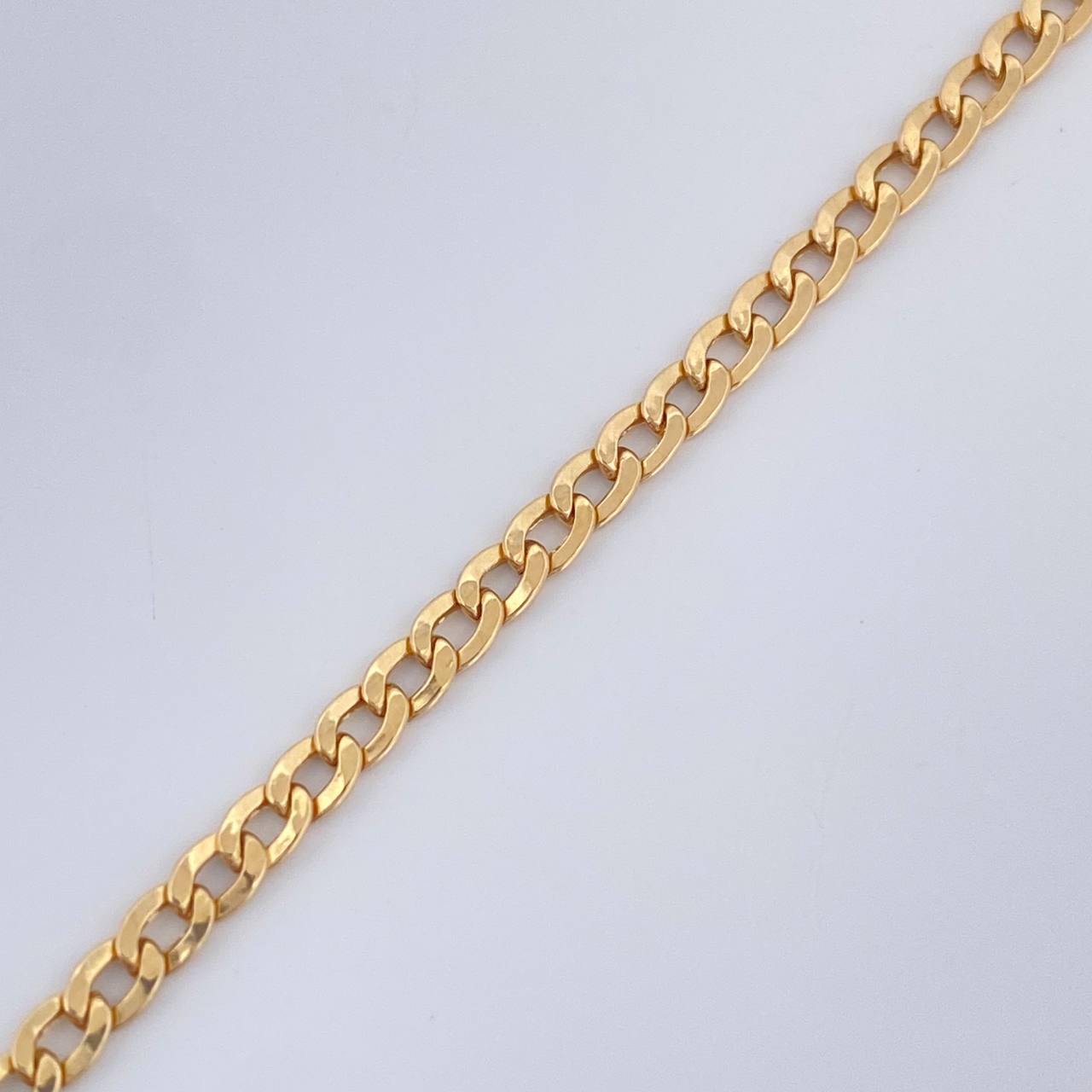 Pulso Cubano 1gr / 19.3cm / Oro Amarillo +1 18K &