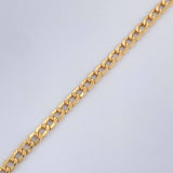 Pulso Cubano 1gr / 19.3cm / Oro Amarillo +1 18K &