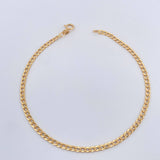 Pulso Cubano 1gr / 19.3cm / Oro Amarillo +1 18K &