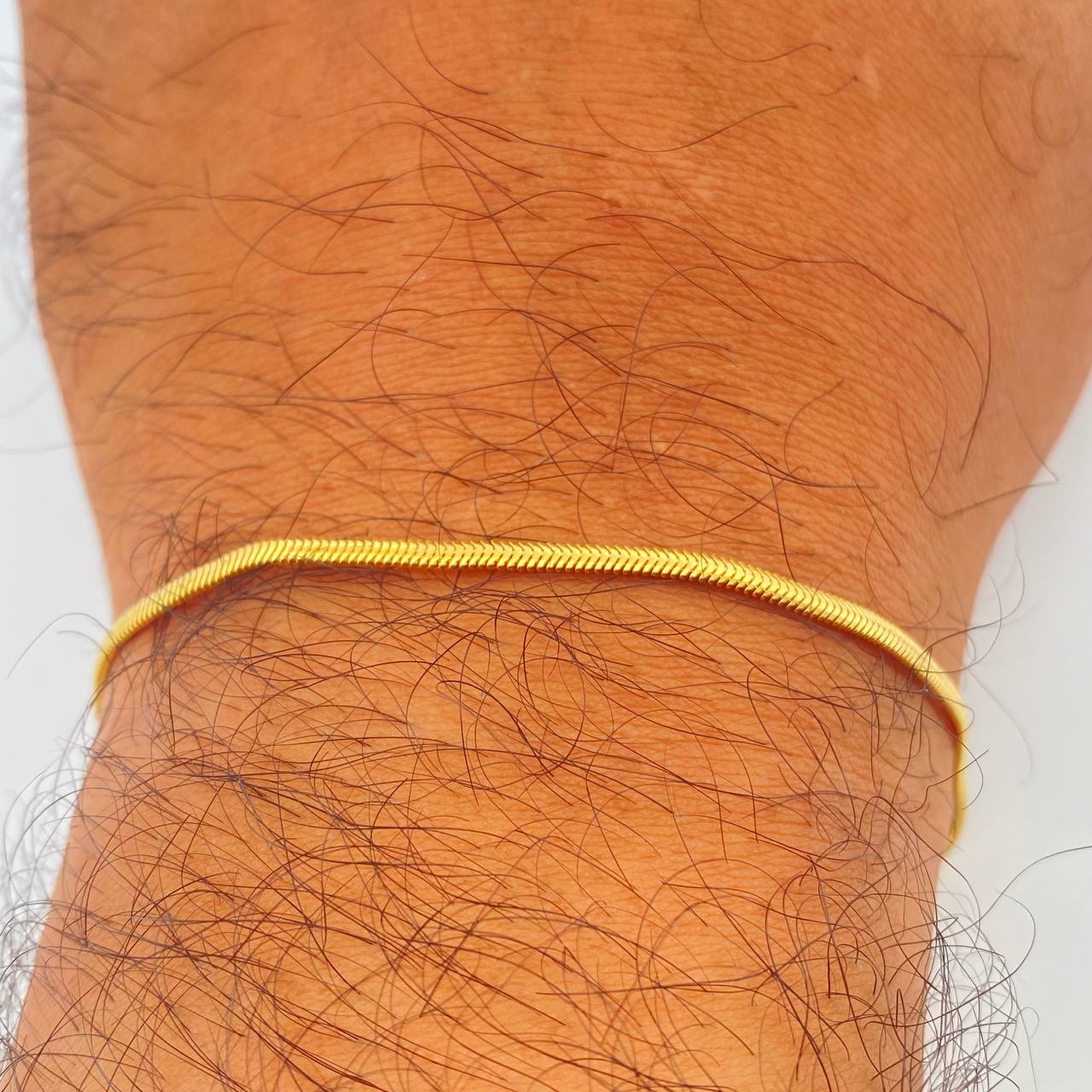 Pulso Serpiente 2.4gr / 19.5cm / Oro Amarillo +3 18K &