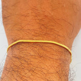 Pulso Serpiente 2.4gr / 19.5cm / Oro Amarillo +3 18K &