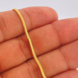 Pulso Serpiente 2.4gr / 19.5cm / Oro Amarillo +3 18K &