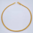 Pulso Serpiente 2.4gr / 19.5cm / Oro Amarillo +3 18K &