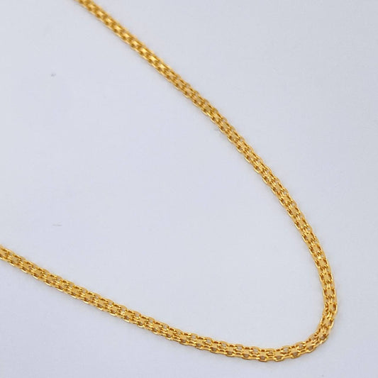 Cadena China 3.3gr / 59.8cm / Oro Amarillo +3 18K &