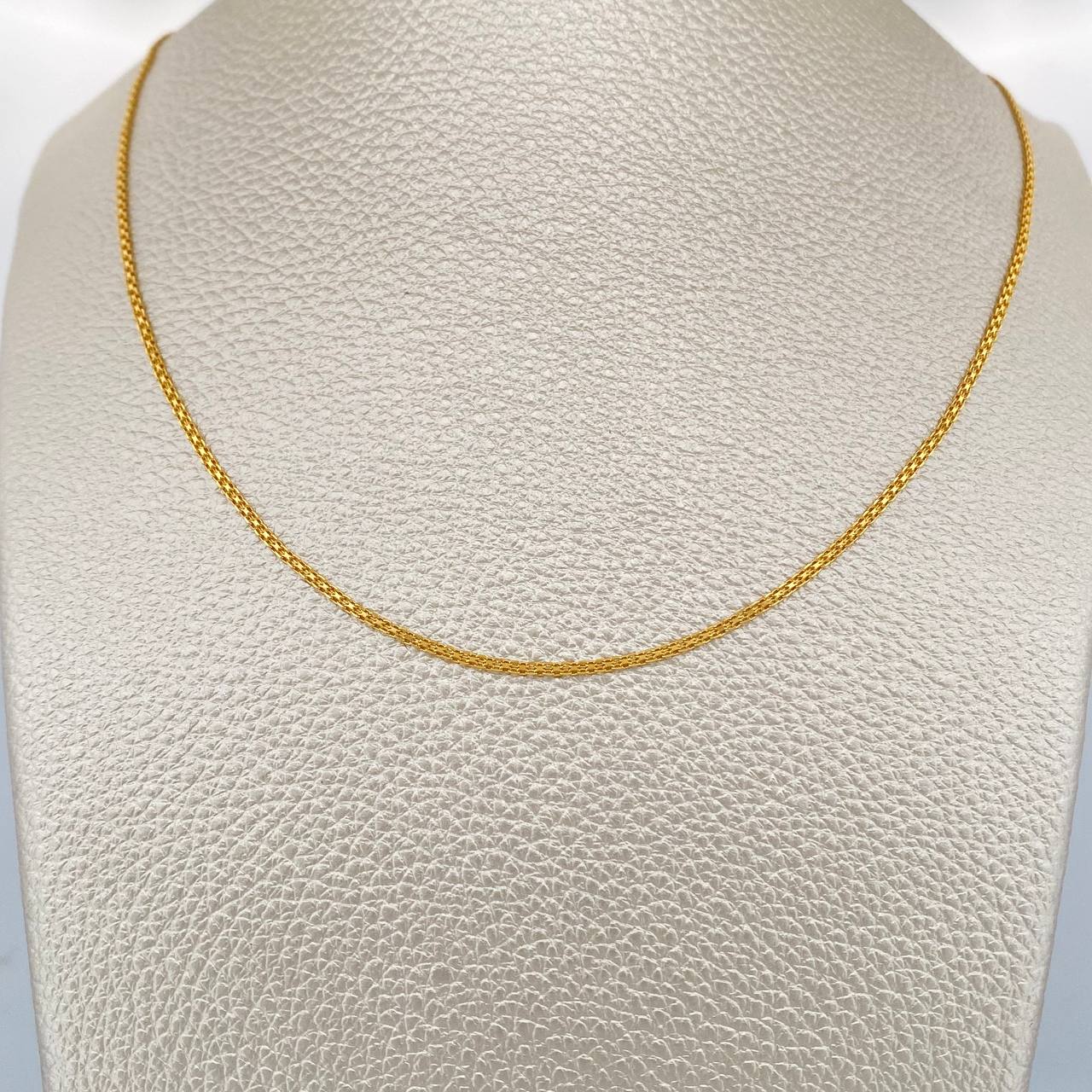 Cadena China 3.3gr / 59.8cm / Oro Amarillo +3 18K &