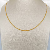 Cadena China 3.3gr / 59.8cm / Oro Amarillo +3 18K &