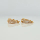 Candongas Daly Basteada 2.5gr / 1.5cm / Oro Amarillo 18K &