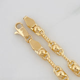 Pulso Rustico Burbuja 4.1g / 21cm / 3.4mm Oro Amarillo 18K