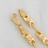 Pulso Rustico Corona 4.95g / 20cm / 4.3mm Oro Amarillo 18K