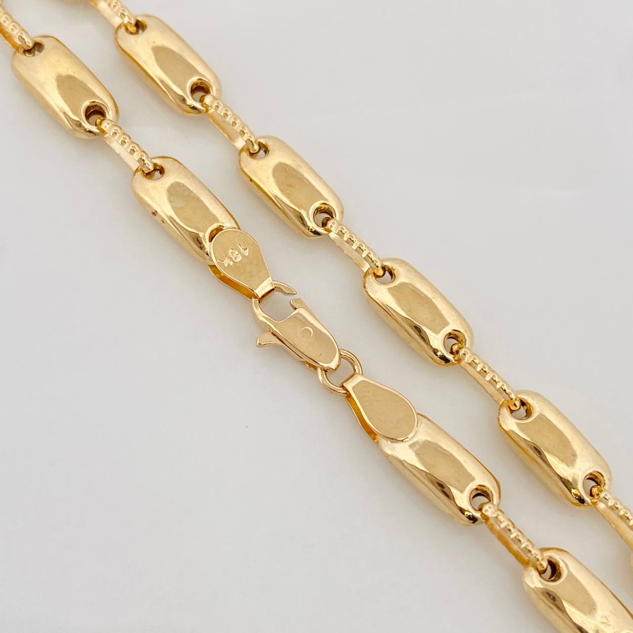 Cadena Rustica Adije 13.75g / 60cm / 4.45mm Oro Amarillo 18K