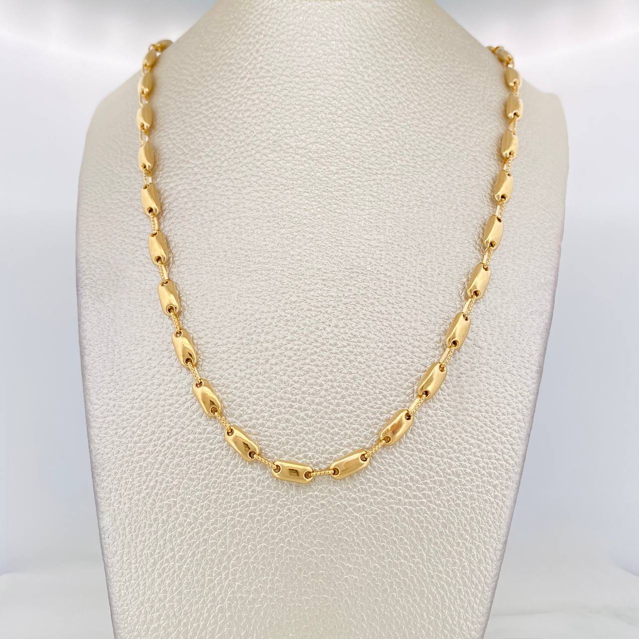 Cadena Rustica Adije 13.75g / 60cm / 4.45mm Oro Amarillo 18K