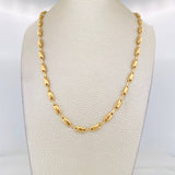 Cadena Rustica Adije 13.75g / 60cm / 4.45mm Oro Amarillo 18K