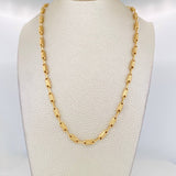 Cadena Rustica Tribal 12.75g / 60cm / 3.7mm Oro Amarillo 18K