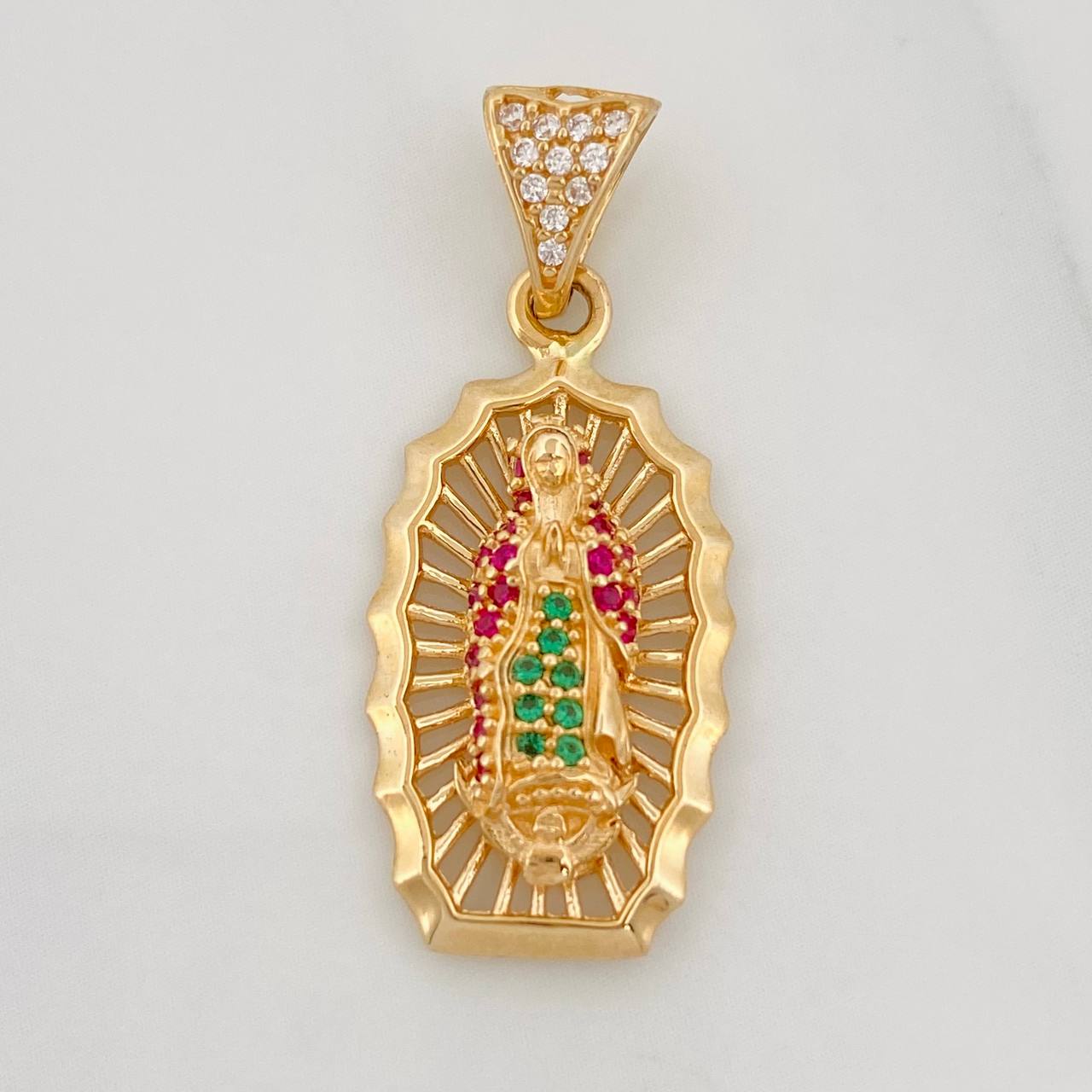Dije Virgen de Guadalupe 3.05g / 3cm Oro Amarillo 18K