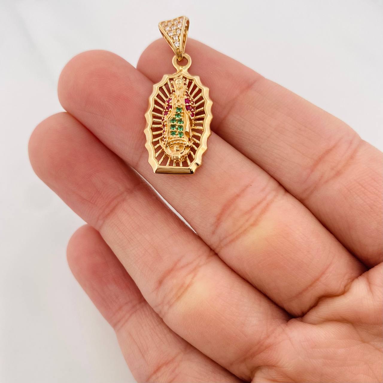 Dije Virgen de Guadalupe 3.05g / 3cm Oro Amarillo 18K