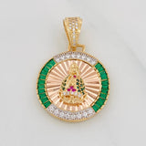 Dije Virgen de Guadalupe 6.75g / 3.5cm Tres Oros 18K