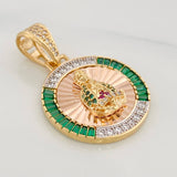 Dije Virgen de Guadalupe 6.75g / 3.5cm Tres Oros 18K