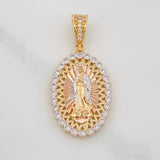 Dije Virgen de Guadalupe 4.45g / 3.5cm Tres Oros 18K