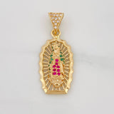 Dije Virgen de Guadalupe 3g / 3cm Oro Amarillo 18K