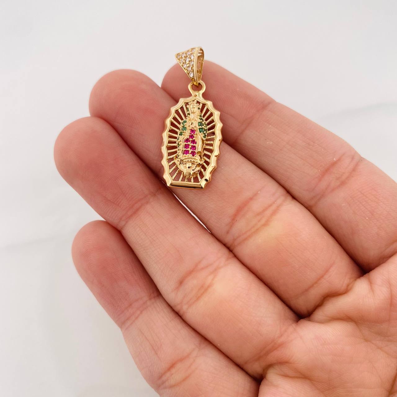Dije Virgen de Guadalupe 3g / 3cm Oro Amarillo 18K