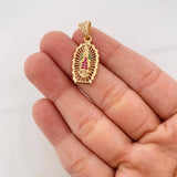 Dije Virgen de Guadalupe 3g / 3cm Oro Amarillo 18K