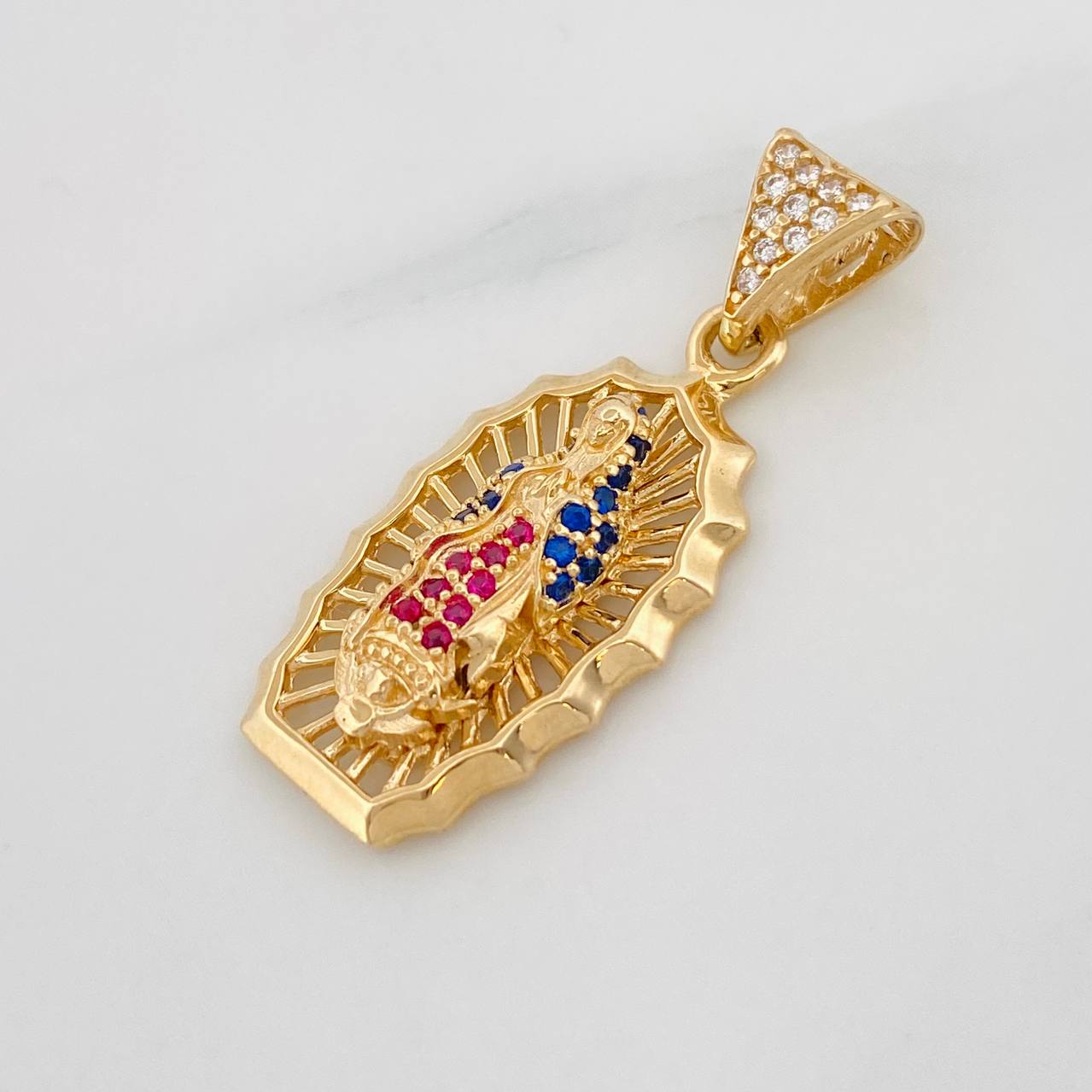Dije Virgen de Guadalupe 3g / 3cm Oro Amarillo 18K