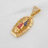 Dije Virgen de Guadalupe 3g / 3cm Oro Amarillo 18K