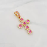 Dije Cruz Tupida 5.05g / 4cm Oro Amarillo 18K