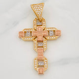 Dije Cruz 6.5g / 4cm Tres Oros 18K