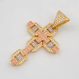 Dije Cruz 6.5g / 4cm Tres Oros 18K