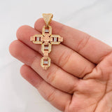 Dije Cruz 6.5g / 4cm Tres Oros 18K