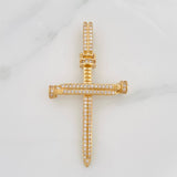 Dije Cruz Clavo 4.15g / 4.5cm Oro Amarillo 18K