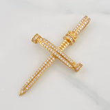 Dije Cruz Clavo 4.15g / 4.5cm Oro Amarillo 18K