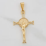 Dije Cruz Cristo 2.6g / 4.3cm Oro Amarillo 18K