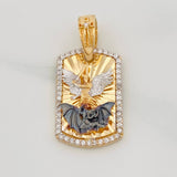 Dije San Miguel Arcángel 4.5g / 3cm Tres Oros 18K