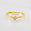 Anillo Solitario 2gr / T6 / Oro Amarillo 18K ©