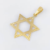 Dije Estrella De David 1.95gr / 3.9cm / Oro Amarillo 18K