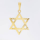 Dije Estrella De David 1.95gr / 3.9cm / Oro Amarillo 18K