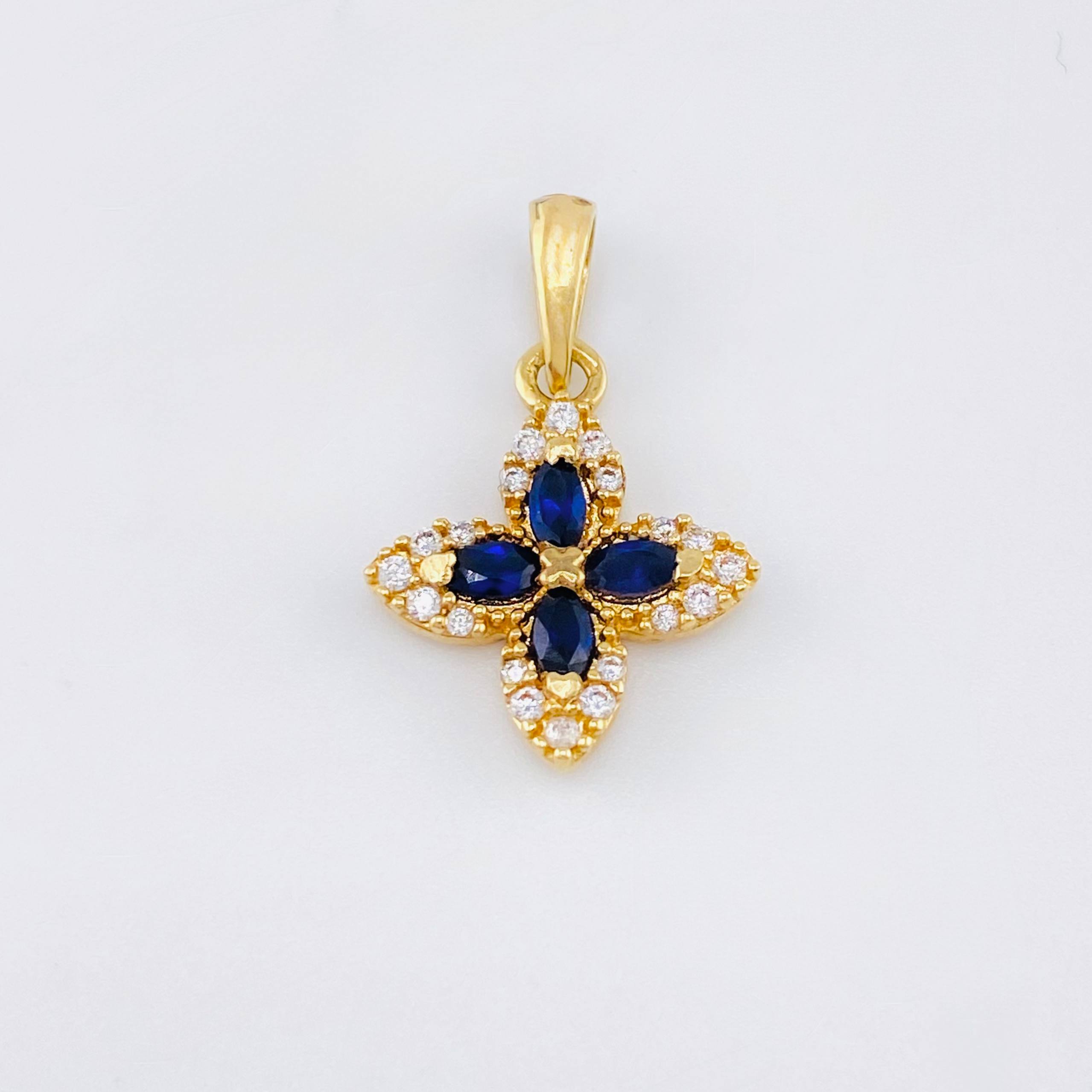 Dije Flor 1.7gr / 2cm / Oro Amarillo 18K