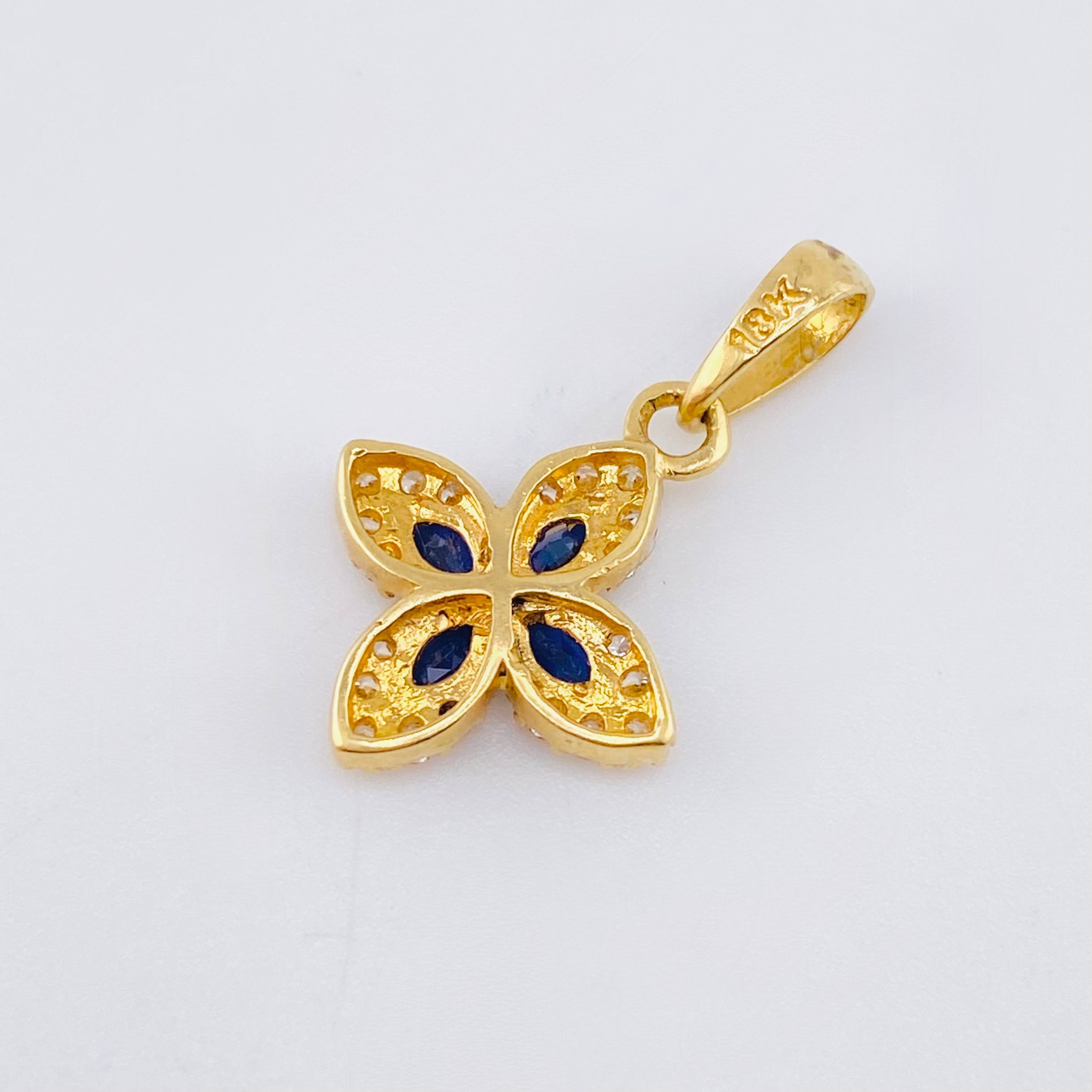 Dije Flor 1.7gr / 2cm / Oro Amarillo 18K